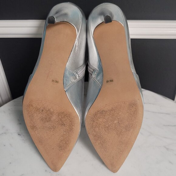 Jessica Simpson JS-Layra Platinum Metalic Booties – Size 9 - Picture 9 of 9